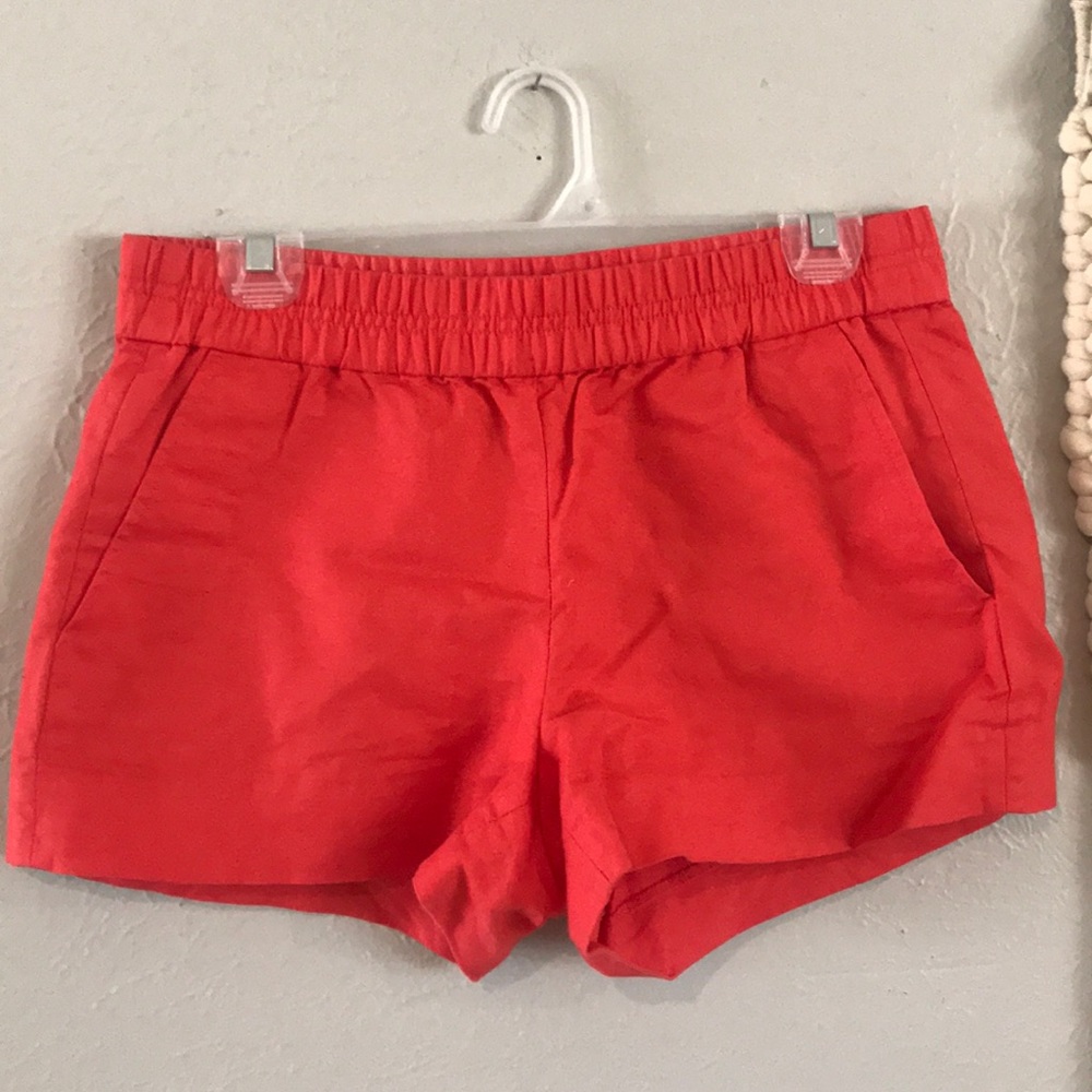 Linen blend J. Crew pull-on shorts